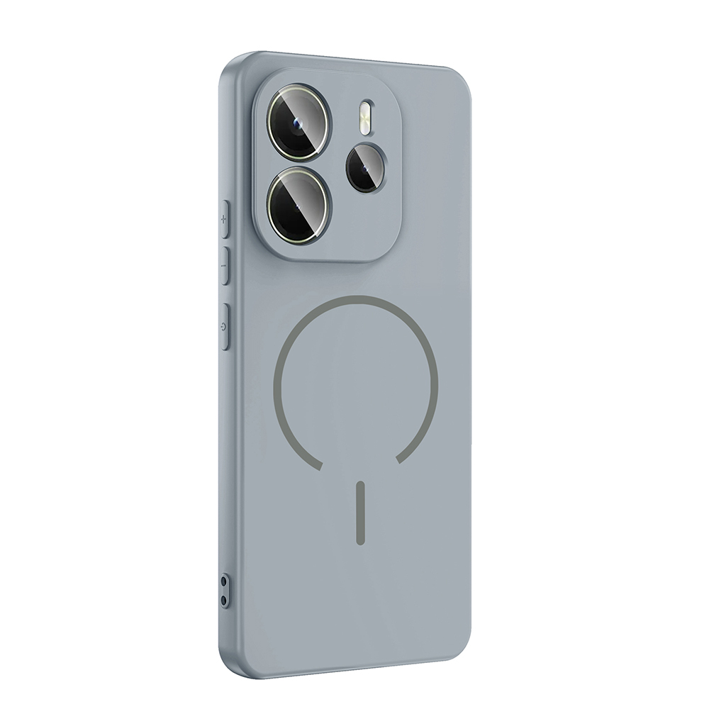 Xiaomi Redmi Note 14 4G Uyumlu Kılıf M-safe Şarj Özellikli Zore Meta Kapak - 6