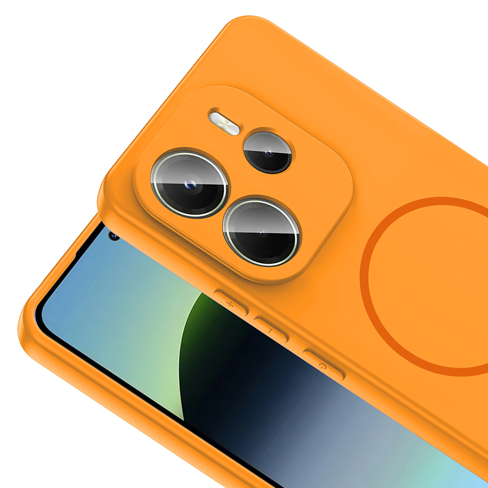 Xiaomi Redmi Note 14 4G Uyumlu Kılıf M-safe Şarj Özellikli Zore Meta Kapak - 10