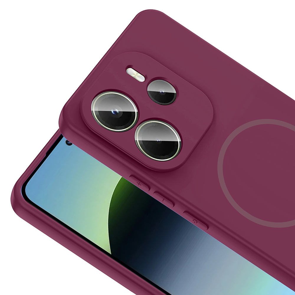Xiaomi Redmi Note 14 4G Uyumlu Kılıf M-safe Şarj Özellikli Zore Meta Kapak - 12