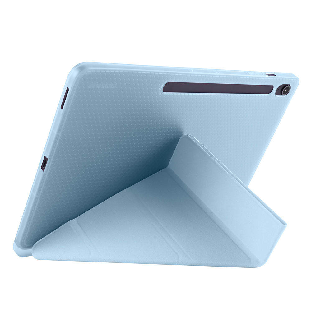 Samsung Galaxy Tab S10 FE Plus Uyumlu Kılıf Zore Tri Folding Kalem Bölmeli Standlı Kılıf - 19