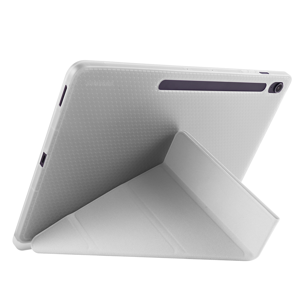 Samsung Galaxy Tab S10 FE Plus Uyumlu Kılıf Zore Tri Folding Kalem Bölmeli Standlı Kılıf - 20