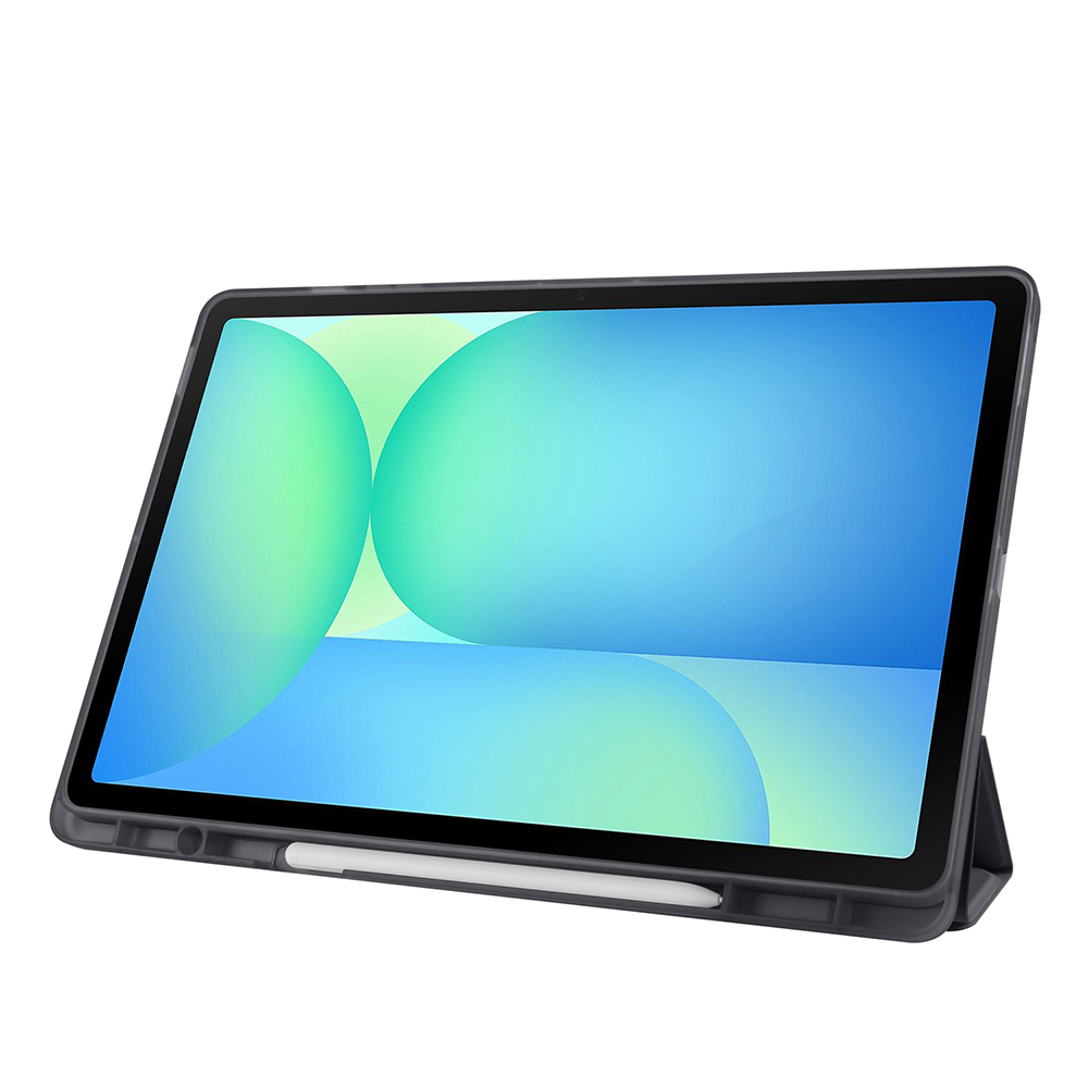 Samsung Galaxy Tab S10 FE Plus Uyumlu Kılıf Zore Tri Folding Kalem Bölmeli Standlı Kılıf - 37