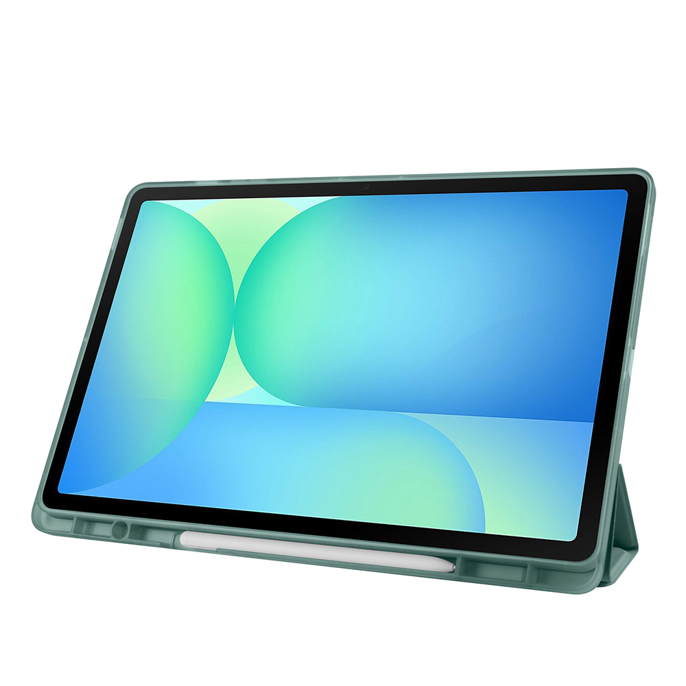 Samsung Galaxy Tab S10 FE Plus Uyumlu Kılıf Zore Tri Folding Kalem Bölmeli Standlı Kılıf - 38