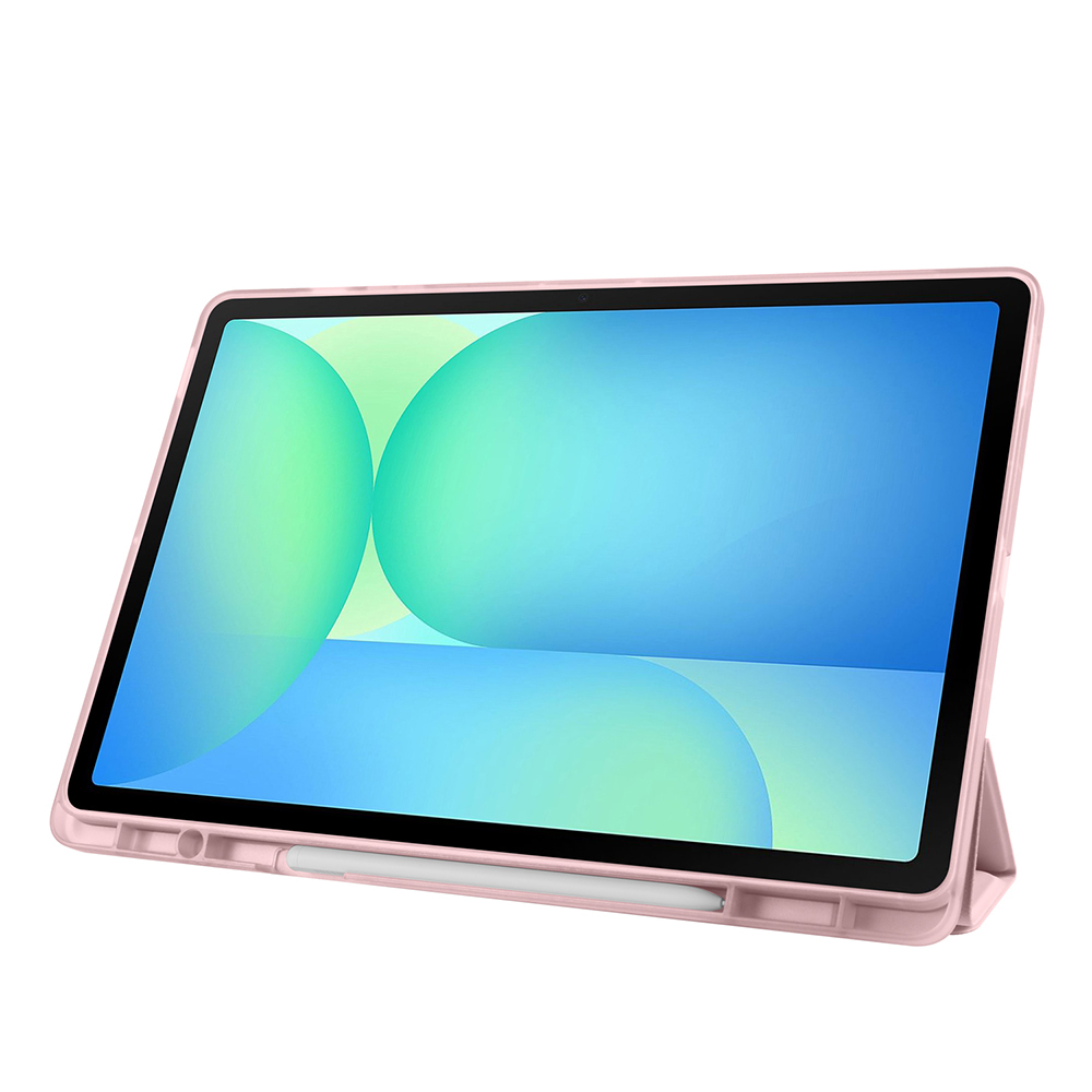 Samsung Galaxy Tab S10 FE Plus Uyumlu Kılıf Zore Tri Folding Kalem Bölmeli Standlı Kılıf - 39