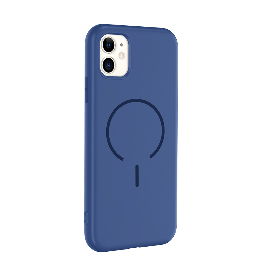 Apple iPhone 11 Uyumlu Kılıf M-safe Şarj Özellikli Zore Meta Kapak - 1