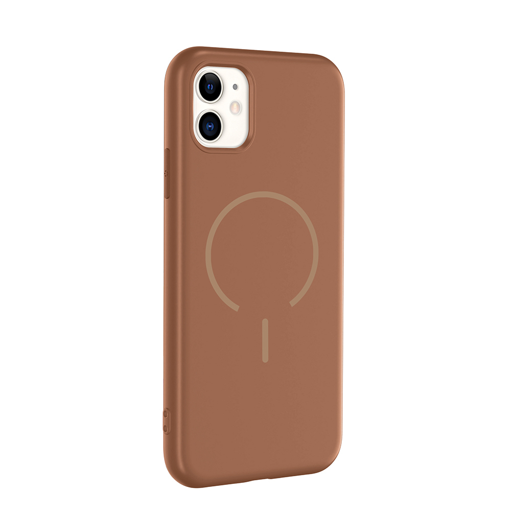 Apple iPhone 11 Uyumlu Kılıf M-safe Şarj Özellikli Zore Meta Kapak - 2