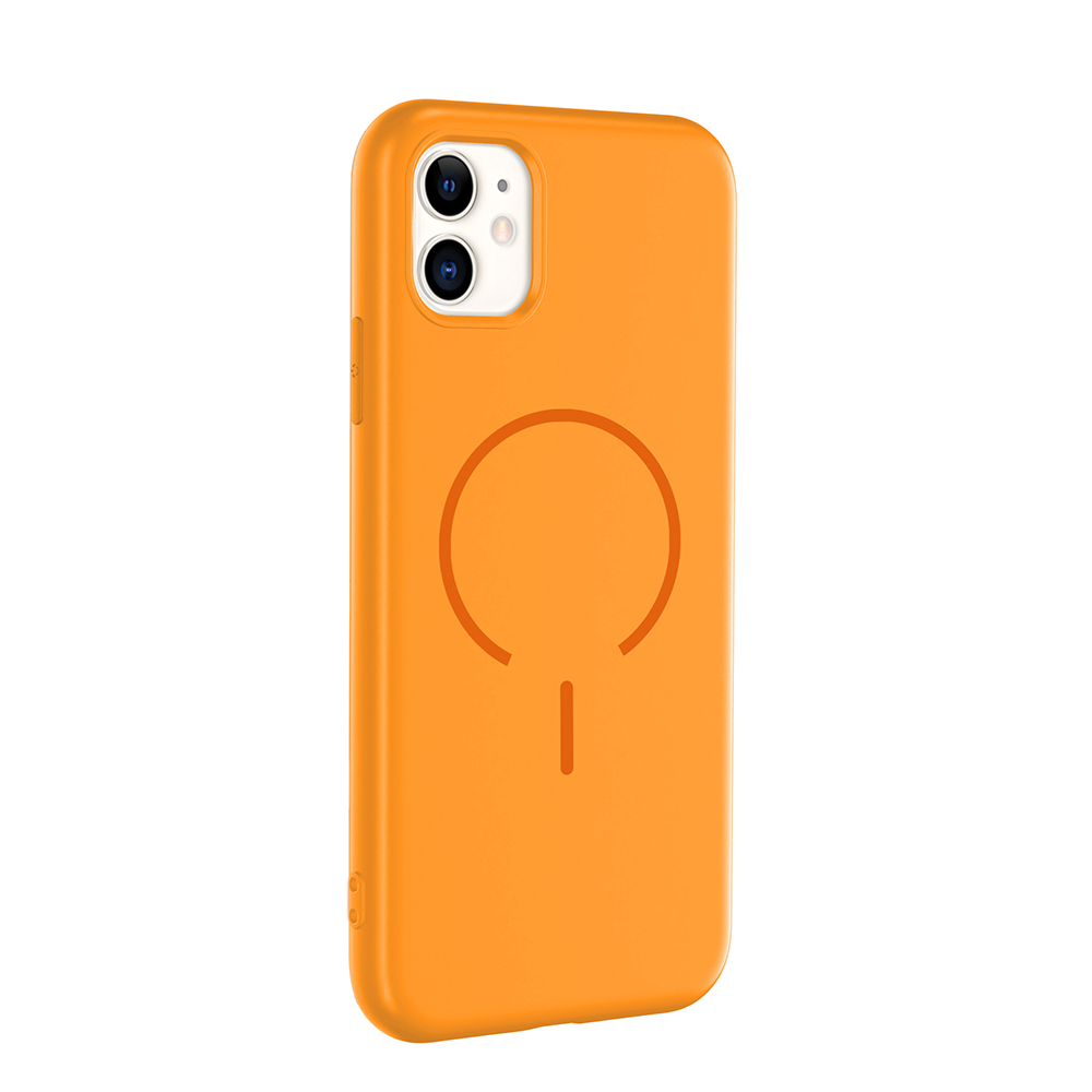 Apple iPhone 11 Uyumlu Kılıf M-safe Şarj Özellikli Zore Meta Kapak - 3