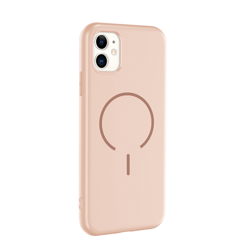Apple iPhone 11 Uyumlu Kılıf M-safe Şarj Özellikli Zore Meta Kapak - 4