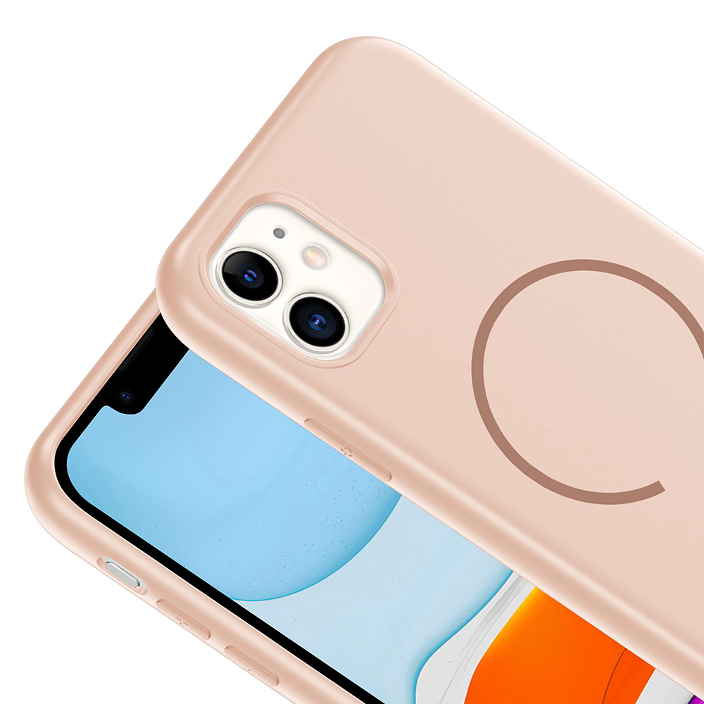 Apple iPhone 11 Uyumlu Kılıf M-safe Şarj Özellikli Zore Meta Kapak - 11