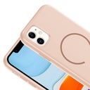 Apple iPhone 11 Uyumlu Kılıf M-safe Şarj Özellikli Zore Meta Kapak - 11