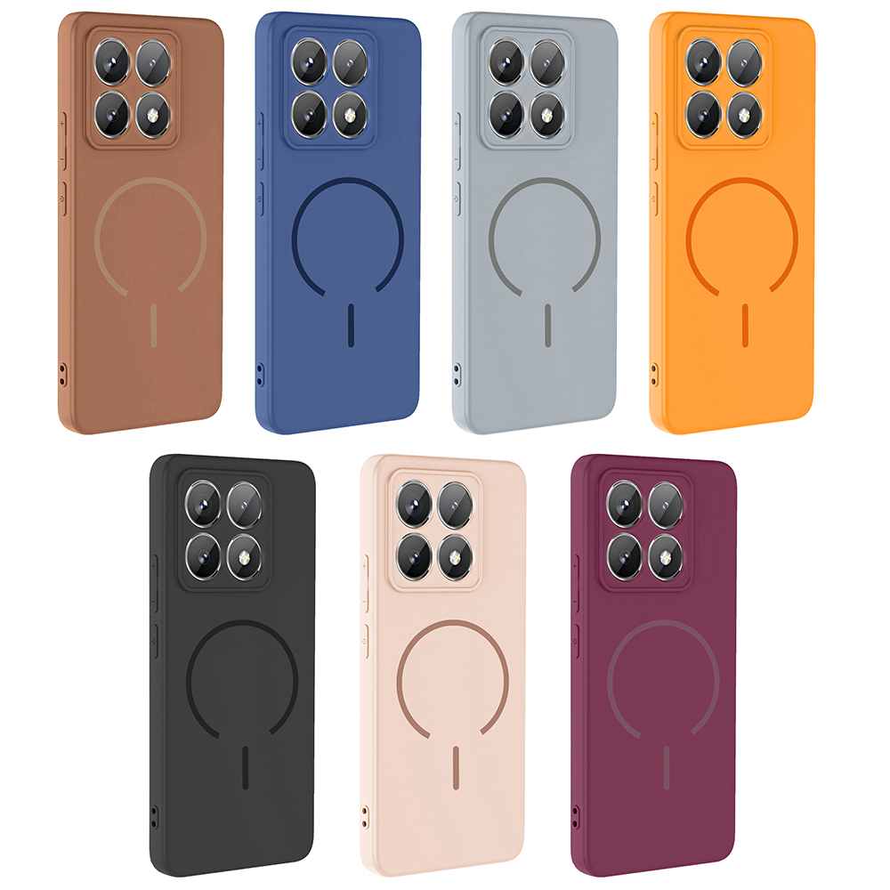 Xiaomi 14T Pro Uyumlu Kılıf M-safe Şarj Özellikli Zore Meta Kapak - 15