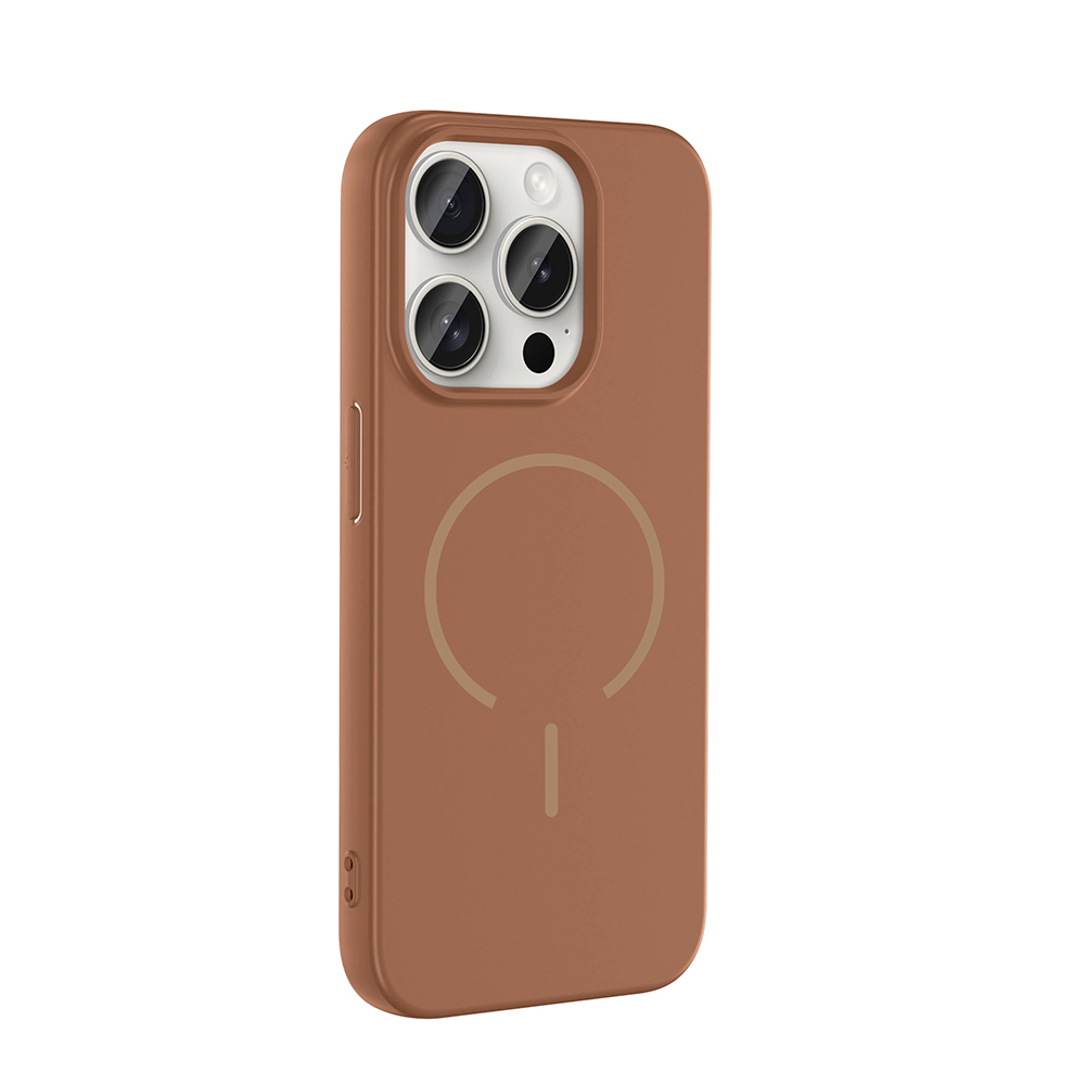Apple iPhone 15 Pro Max Uyumlu Kılıf M-safe Şarj Özellikli Zore Meta Kapak - 2