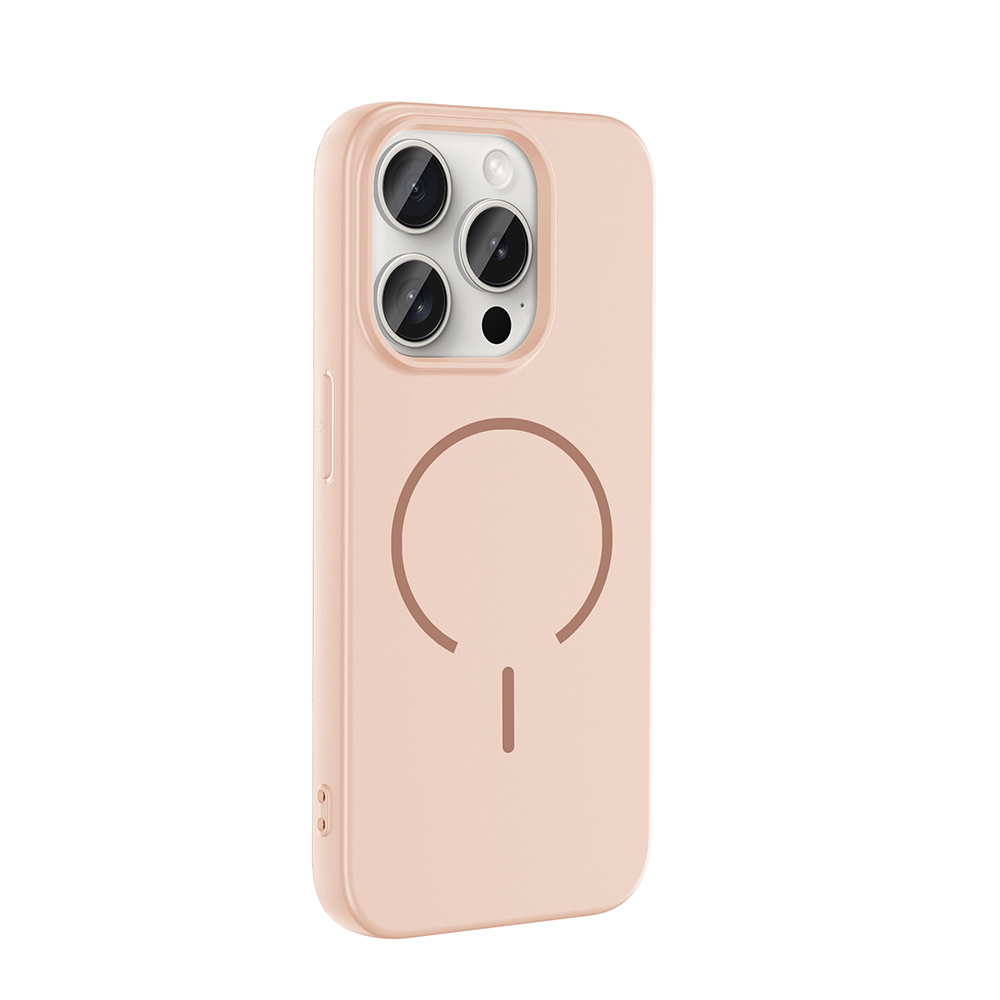 Apple iPhone 15 Pro Max Uyumlu Kılıf M-safe Şarj Özellikli Zore Meta Kapak - 4