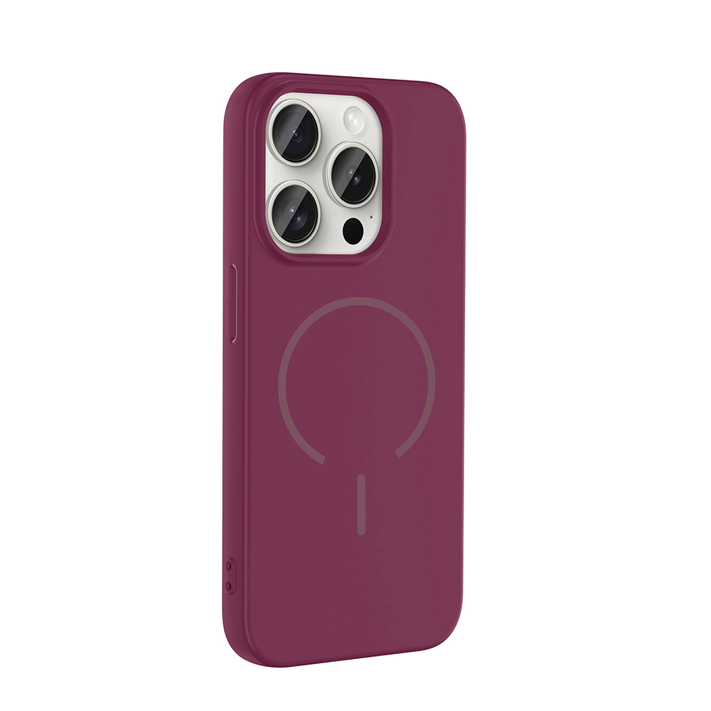 Apple iPhone 15 Pro Max Uyumlu Kılıf M-safe Şarj Özellikli Zore Meta Kapak - 5