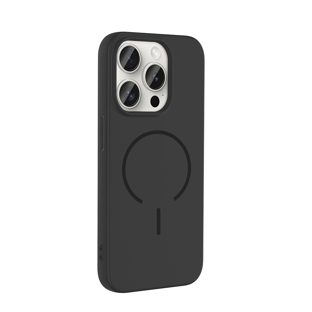 Apple iPhone 15 Pro Max Uyumlu Kılıf M-safe Şarj Özellikli Zore Meta Kapak - 7