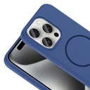 Apple iPhone 15 Pro Max Uyumlu Kılıf M-safe Şarj Özellikli Zore Meta Kapak - 8