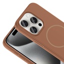 Apple iPhone 15 Pro Max Uyumlu Kılıf M-safe Şarj Özellikli Zore Meta Kapak - 9