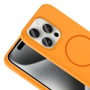 Apple iPhone 15 Pro Max Uyumlu Kılıf M-safe Şarj Özellikli Zore Meta Kapak - 10