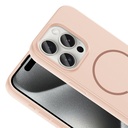 Apple iPhone 15 Pro Max Uyumlu Kılıf M-safe Şarj Özellikli Zore Meta Kapak - 11