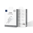Wiwu Wi-G014 Cube Serisi GaN Tech PD Hızlı Şarj Özellikli Mini Şarj Başlığı 20W - 2