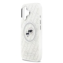 Apple iPhone 17 Uyumlu Kılıf Karl Lagerfeld Orjinal Lisanslı Parlayan Simli Karl & Choupette Heads Kapak - 19