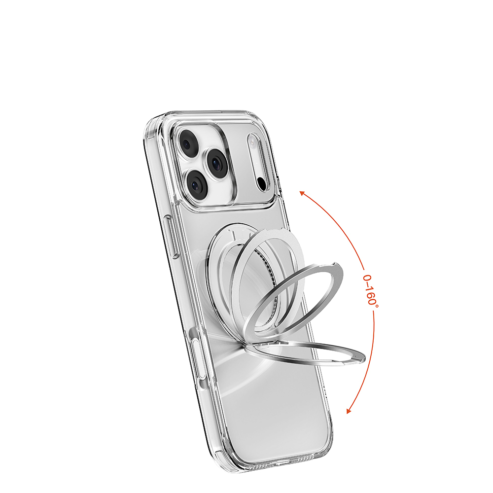 Apple iPhone 17 Pro Uyumlu Kılıf M-safe Şarj Özellikli Standlı Airbag Tasarımlı Mutural Fresh Serisi Kapak - 5