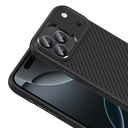 Apple iPhone 17 Pro Uyumlu Kılıf M-Safe Şarj Özellikli Karbon Fiber Görünümlü Zore Truva Silikon Kapak - 4