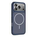 Apple iPhone 17 Pro Uyumlu Kılıf M-Safe Şarj Özellikli Metal Kamera Çerçeveli Zore Sanremo Silikon Kapak - 2