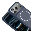 Apple iPhone 17 Pro Uyumlu Kılıf M-Safe Şarj Özellikli Metal Kamera Çerçeveli Zore Sanremo Silikon Kapak - 7