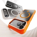 Apple iPhone 17 Pro Max Uyumlu Kılıf M-safe Şarj Özellikli Metal Kamera Standlı Lenyes CK226 PC Kapak - 6