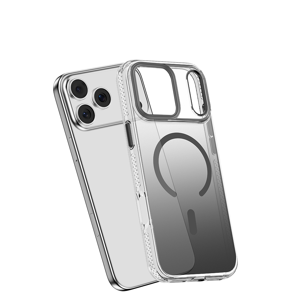 Apple iPhone 17 Pro Uyumlu Kılıf M-safe Şarj Özellikli Sararmaya Karşı Dayanıklı Mutural Icesense Serisi Kapak - 2