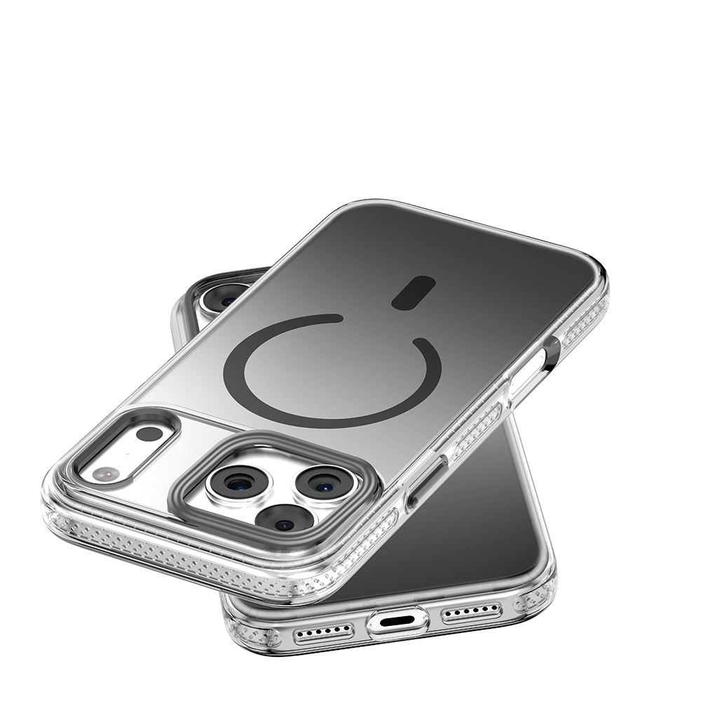 Apple iPhone 17 Pro Uyumlu Kılıf M-safe Şarj Özellikli Sararmaya Karşı Dayanıklı Mutural Icesense Serisi Kapak - 3