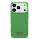 Apple iPhone 17 Pro Uyumlu Kılıf Lacoste Orjinal Lisanslı M-safe Şarj Özellikli PU Pike Desenli Metal Logolu Kartlıklı Kapak - 1