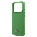 Apple iPhone 17 Pro Uyumlu Kılıf Lacoste Orjinal Lisanslı M-safe Şarj Özellikli PU Pike Desenli Metal Logolu Kartlıklı Kapak - 4