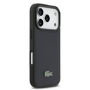 Apple iPhone 17 Pro Uyumlu Kılıf Lacoste Orjinal Lisanslı M-safe Şarj Özellikli PU Pike Desenli Metal Logolu Kartlıklı Kapak - 11