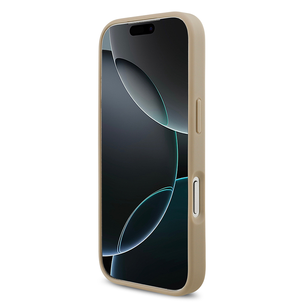 Apple iPhone 17 Pro Uyumlu Kılıf Lacoste Orjinal Lisanslı M-safe Şarj Özellikli PU Pike Desenli Metal Logolu Kartlıklı Kapak - 21