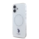 Apple iPhone 16 Uyumlu Kılıf U.S. Polo Assn. Orjinal Lisanslı Magsafe Şarj Özellikli IML Double Horse Logolu Ring Kapak - 1