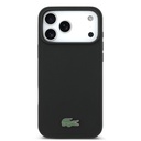 Apple iPhone 17 Pro Max Uyumlu Kılıf Lacoste Orjinal Lisanslı M-safe Şarj Özellikli PU Pike Desenli Metal Logolu Kartlıklı Kapak - 1