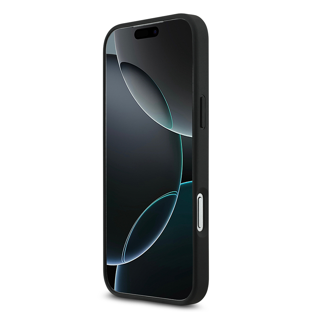 Apple iPhone 17 Pro Max Uyumlu Kılıf Lacoste Orjinal Lisanslı M-safe Şarj Özellikli PU Pike Desenli Metal Logolu Kartlıklı Kapak - 3