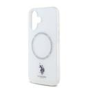 Apple iPhone 16 Uyumlu Kılıf U.S. Polo Assn. Orjinal Lisanslı Magsafe Şarj Özellikli IML Double Horse Logolu Ring Kapak - 5