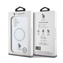Apple iPhone 16 Uyumlu Kılıf U.S. Polo Assn. Orjinal Lisanslı Magsafe Şarj Özellikli IML Double Horse Logolu Ring Kapak - 7