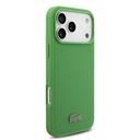 Apple iPhone 17 Pro Max Uyumlu Kılıf Lacoste Orjinal Lisanslı M-safe Şarj Özellikli PU Pike Desenli Metal Logolu Kartlıklı Kapak - 11