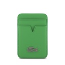 Apple iPhone 17 Pro Max Uyumlu Kılıf Lacoste Orjinal Lisanslı M-safe Şarj Özellikli PU Pike Desenli Metal Logolu Kartlıklı Kapak - 16
