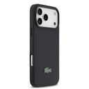 Apple iPhone 17 Pro Max Uyumlu Kılıf Lacoste Orjinal Lisanslı M-safe Şarj Özellikli PU Pike Desenli Metal Logolu Kartlıklı Kapak - 20