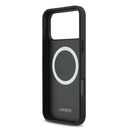 Apple iPhone 17 Pro Max Uyumlu Kılıf Lacoste Orjinal Lisanslı M-safe Şarj Özellikli PU Pike Desenli Metal Logolu Kartlıklı Kapak - 23