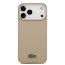 Apple iPhone 17 Pro Max Uyumlu Kılıf Lacoste Orjinal Lisanslı M-safe Şarj Özellikli PU Pike Desenli Metal Logolu Kartlıklı Kapak - 28