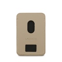 Apple iPhone 17 Pro Max Uyumlu Kılıf Lacoste Orjinal Lisanslı M-safe Şarj Özellikli PU Pike Desenli Metal Logolu Kartlıklı Kapak - 35