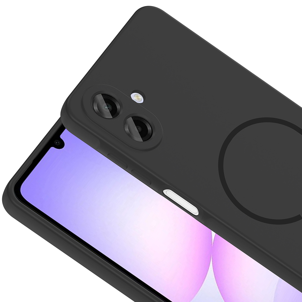 Samsung Galaxy A07 Uyumlu Kılıf M-safe Şarj Özellikli Zore Meta Kapak - 14