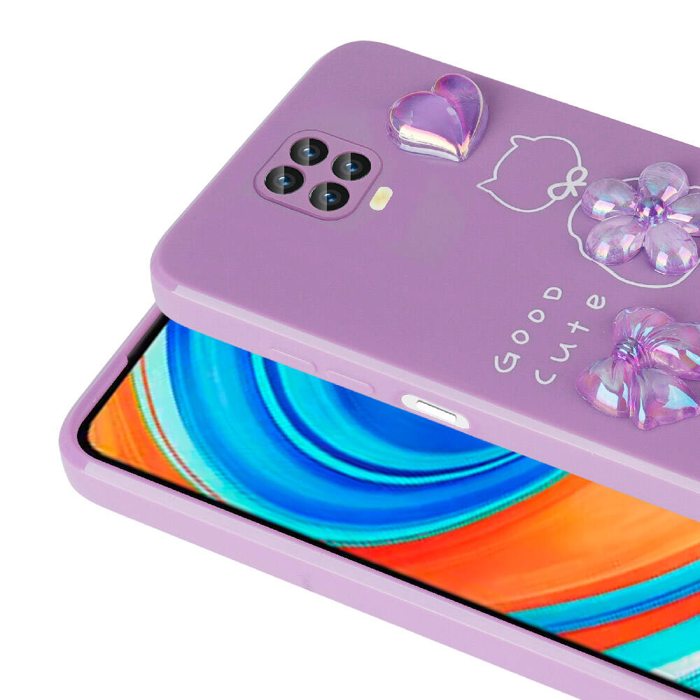 Xiaomi Redmi Note 9 Pro Uyumlu Kılıf Kabartma Figürlü Parlak Zore Toys Silikon Kapak - 2