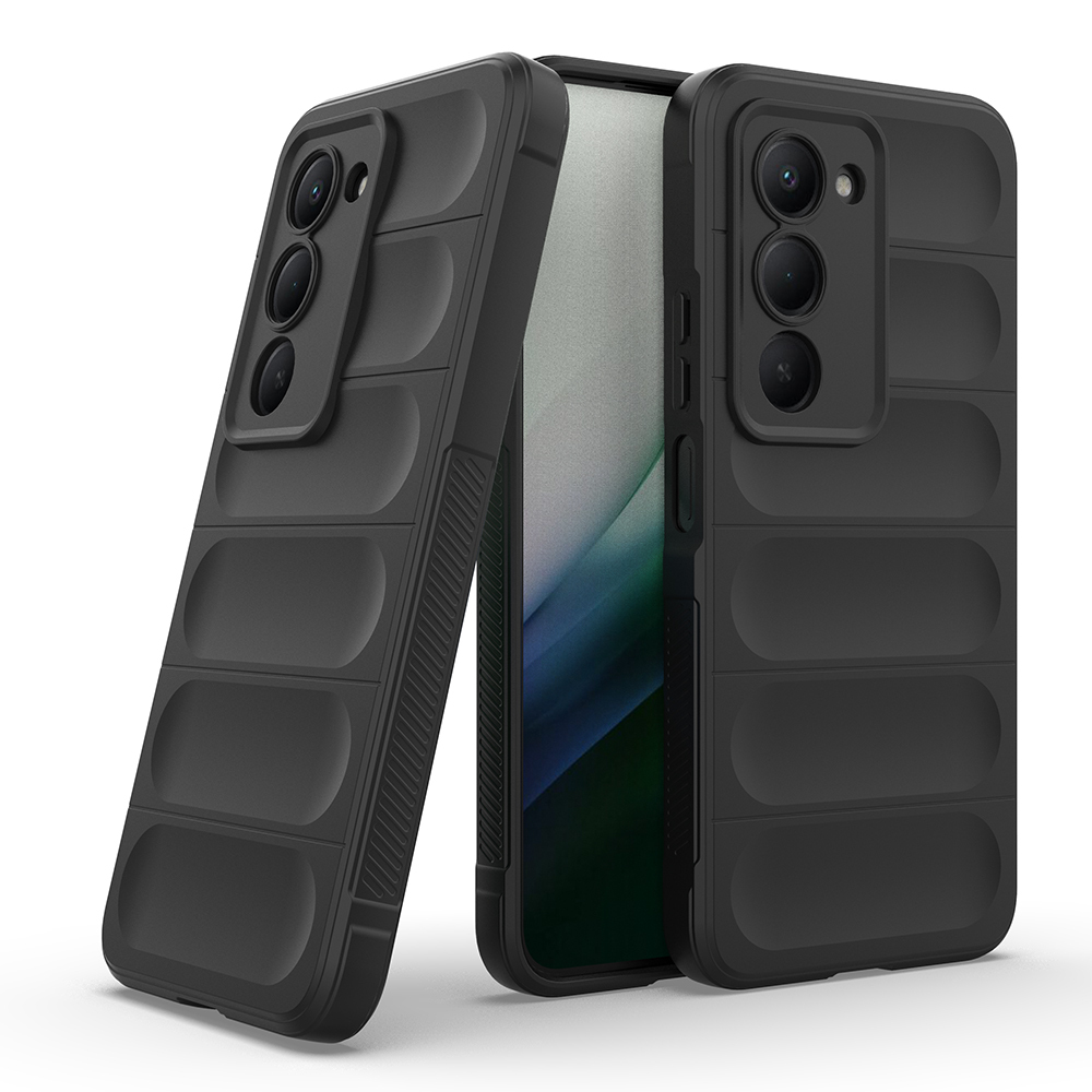 Xiaomi Redmi 15 Uyumlu Kılıf Esnek TPU Oyuklu Arka Yüzey Tasarımlı Zore Etnik Silikon Kapak - 13